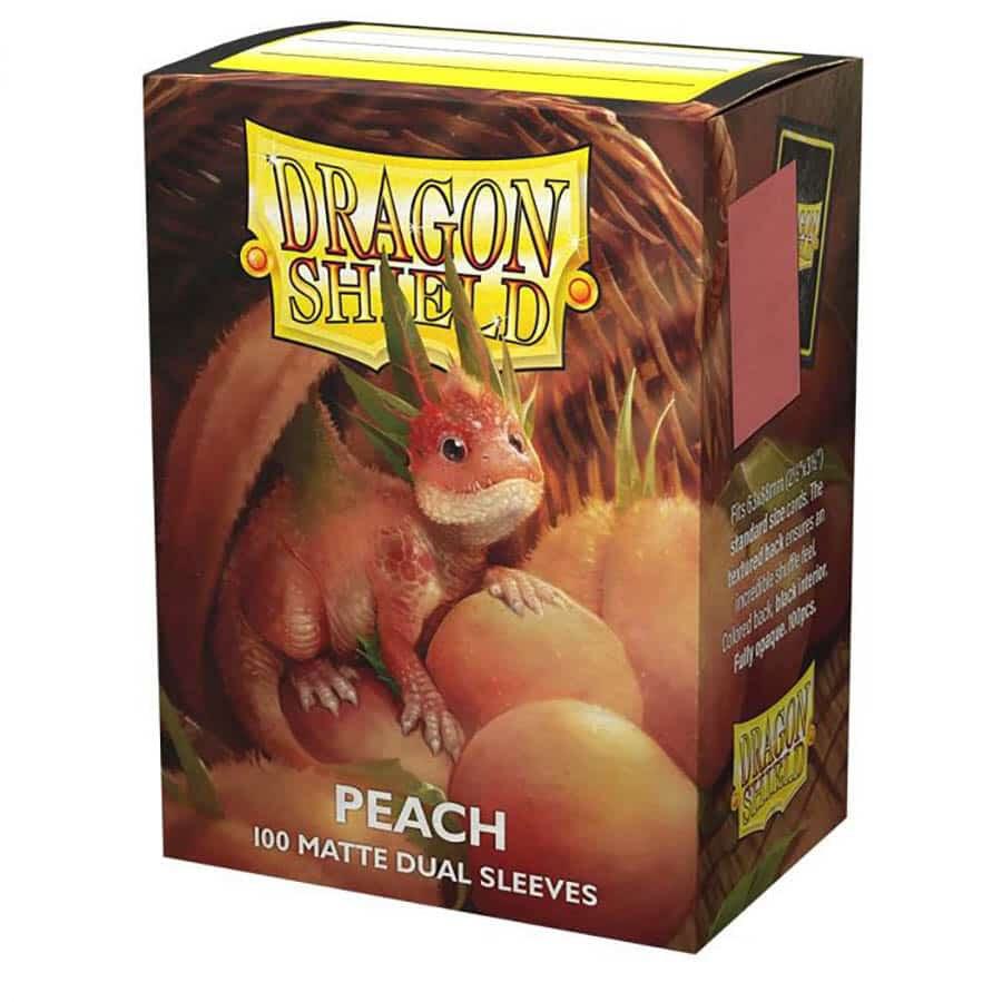 Dragon Shield Matte Sleeves - Peach - 100ct