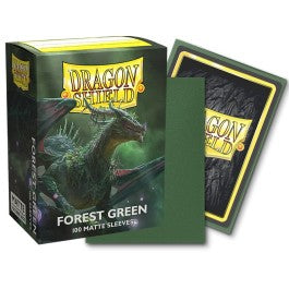Dragon Shield Matte Sleeves - Forest Green - 100ct