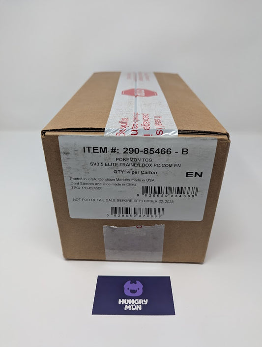 151 Pokémon Center Elite Trainer Box (Exclusive) Case