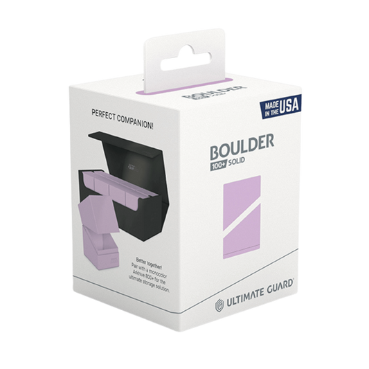 Ultimate Guard: Boulder 100+ Solid Lavender Purple