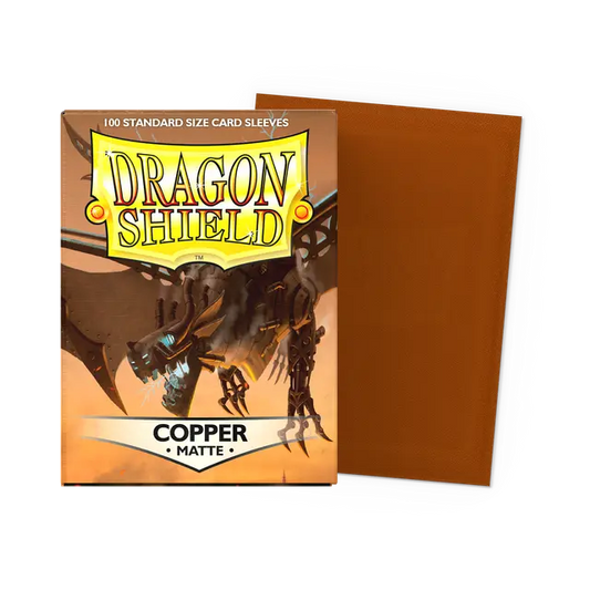 Dragon Shield Matte Sleeves - Copper - 100ct