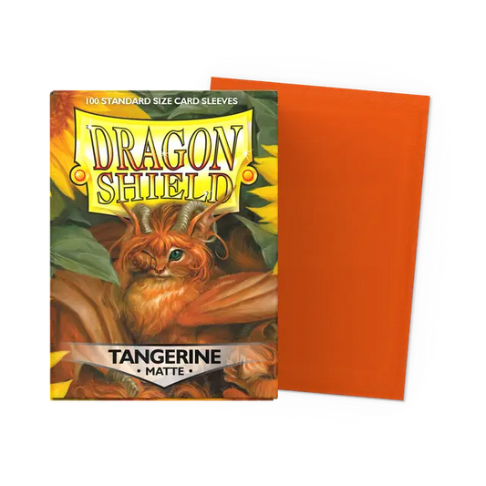 Dragon Shield Matte Sleeves - Tangerine - 100ct