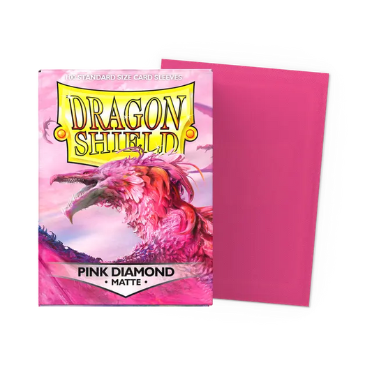 Dragon Shield Matte Sleeves - Pink Diamond - 100ct