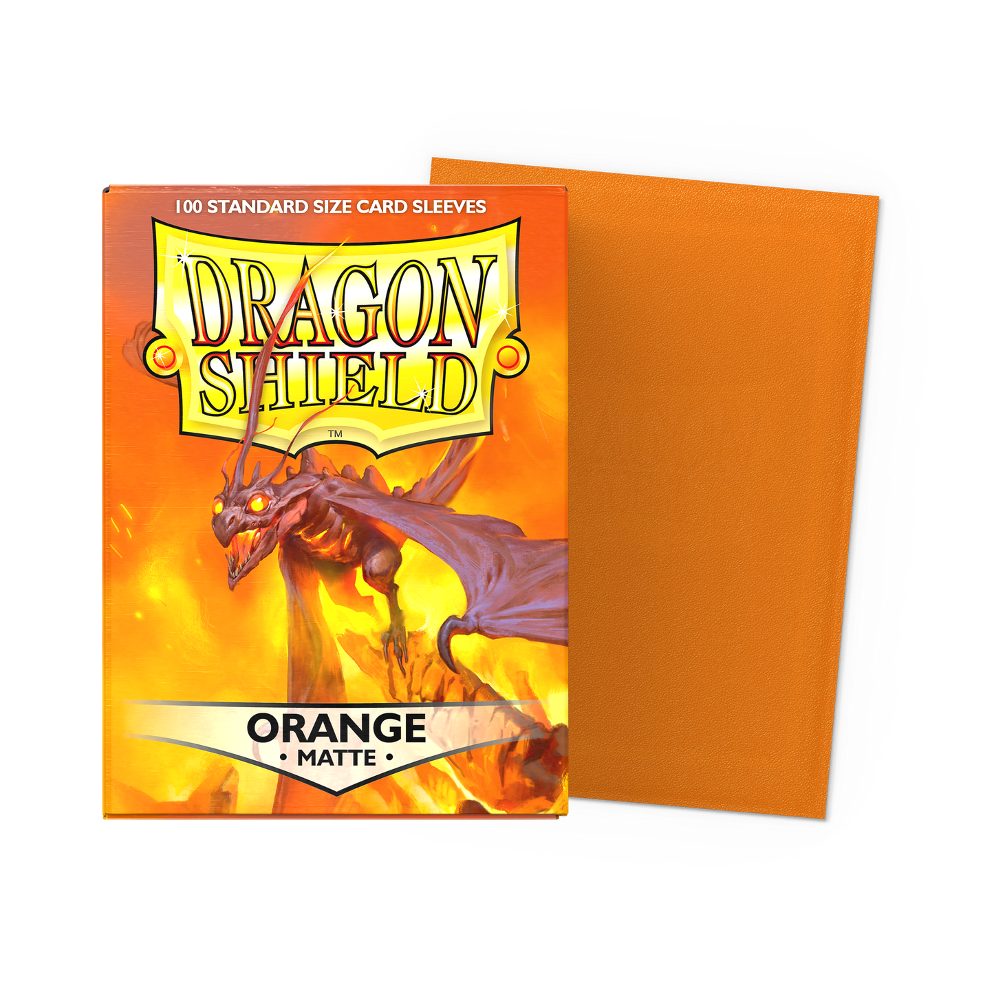 Dragon Shield Matte Sleeves - Orange - 100ct