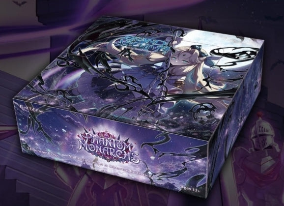 Phantom Monarchs 1st Edition Booster Box Case (6 Booster Box) Black Star Games LLC Phantom Monarchs 1st Edition Booster Box Case (6 Booster Box) Black Star Games LLC