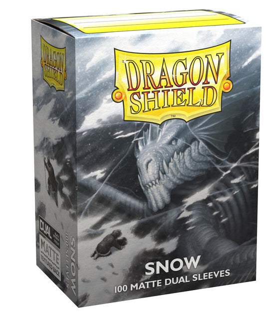 Dragon Shield Matte Sleeves - Snow - 100ct