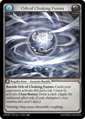 GA TCG - DOA SD-EN-038: Orb of Choking Fumes