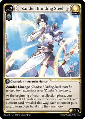 GA TCG - DOA SD-EN-013: Zander, Blinding Steel