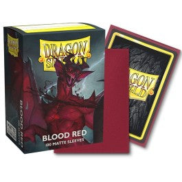 Dragon Shield Matte Sleeves - Blood Red - 100ct