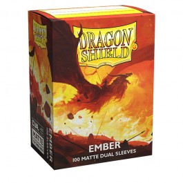 Dragon Shield Matte Sleeves - Ember - 100ct