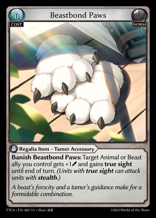 Beastbond Paws (FTCA-Quicksilver Foil)