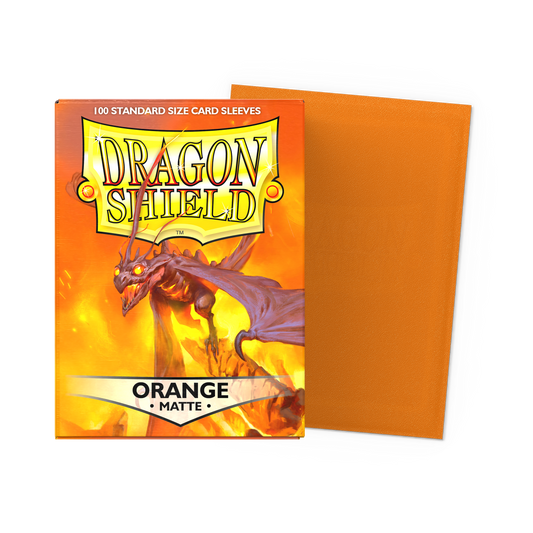 Dragon Shield Matte Sleeves - Orange - 100ct