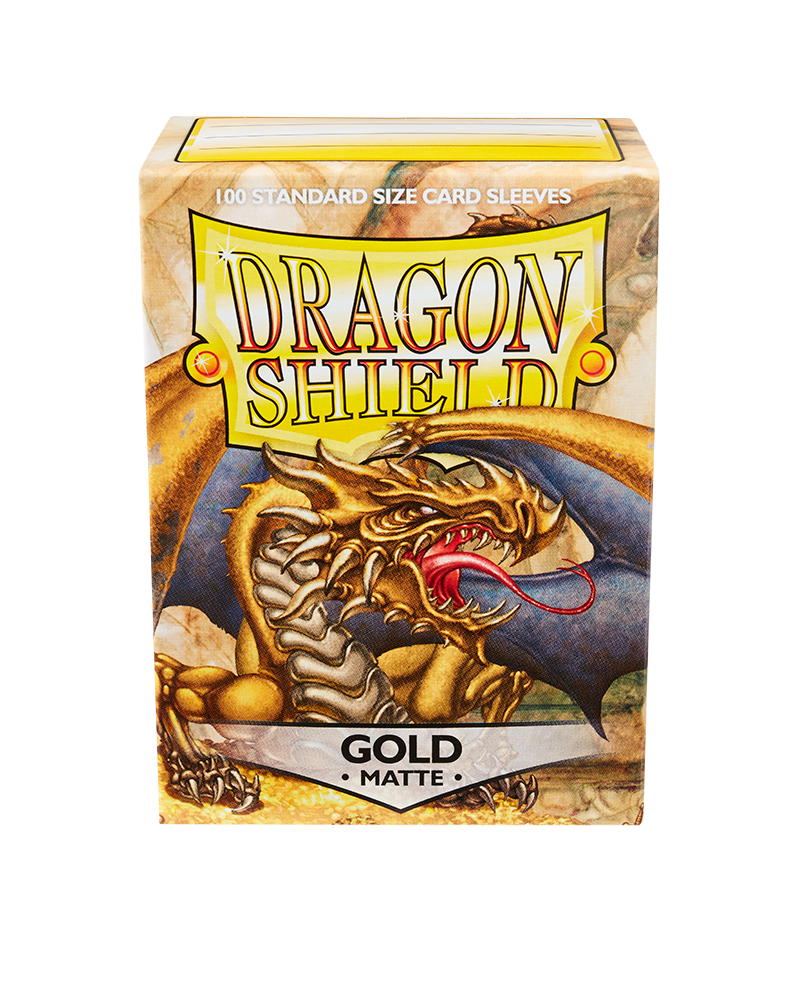 Dragon Shield Matte Sleeves Gold