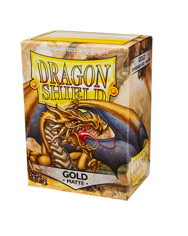 Dragon Shield Matte Sleeves Gold