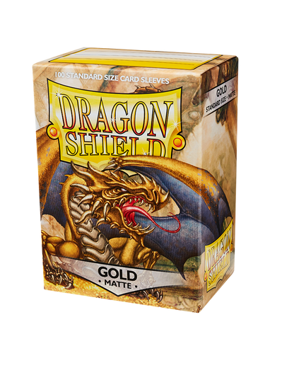 Dragon Shield Matte Sleeves Gold