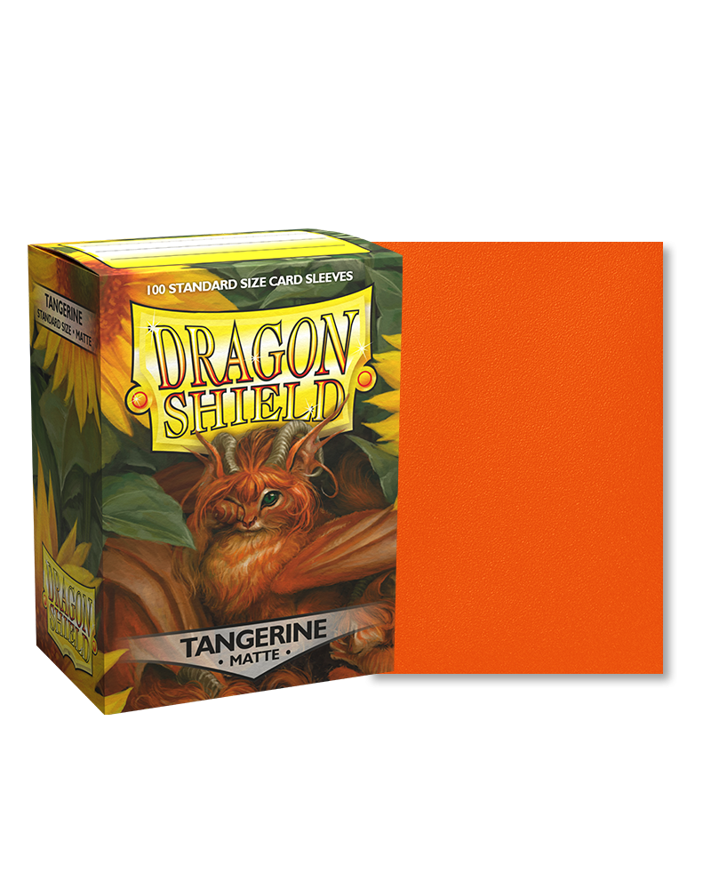 Dragon Shield Matte Sleeves Tangerine