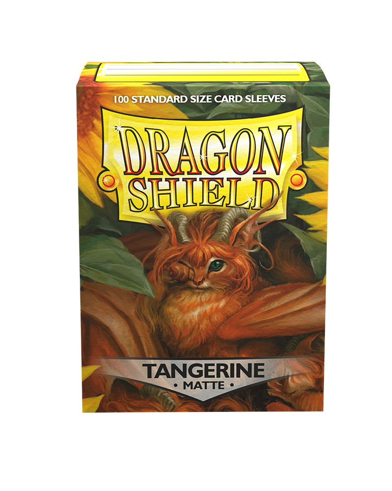 Dragon Shield Matte Sleeves Tangerine