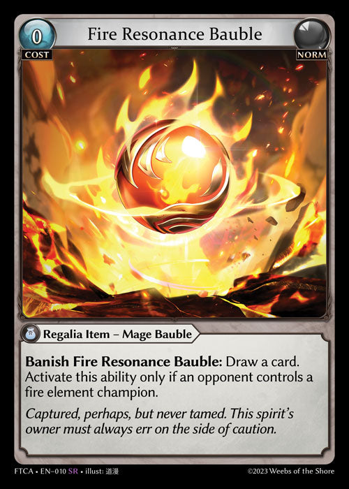 Fire Resonance Bauble (FTCA-Quicksilver Foil)