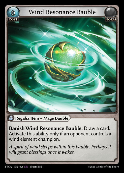 Wind Resonance Bauble (FTCA-Quicksilver Foil)