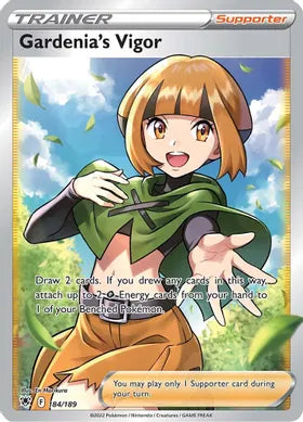 Gardenia's Vigor Full Art Astral Radiance ASR 184/189