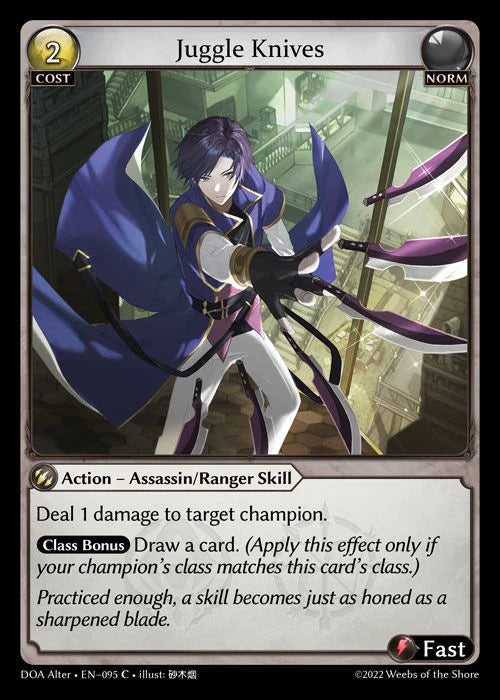 GA TCG - DOA Alter-EN-095: Juggle Knives