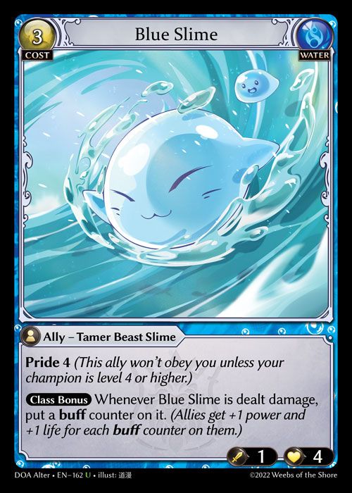 GA TCG - DOA Alter-EN-162: Blue Slime
