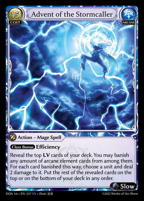 GA TCG - DOA 1st-EN-237: Advent of the Stormcaller