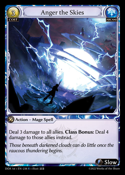 GA TCG - DOA 1st-EN-238: Anger the Skies