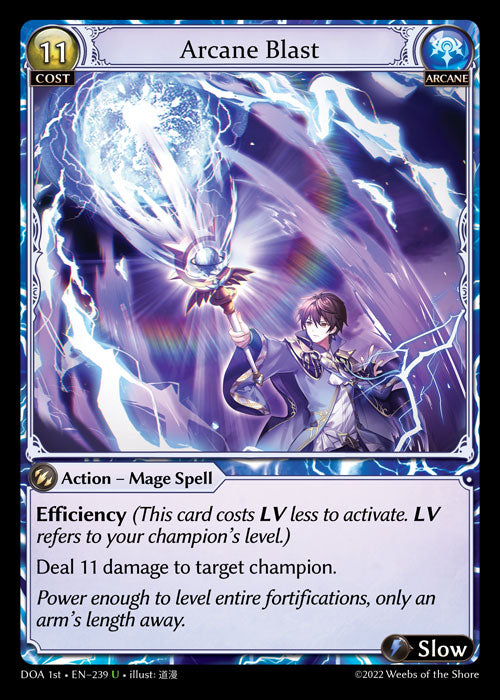 GA TCG - DOA 1st-EN-239: Arcane Blast