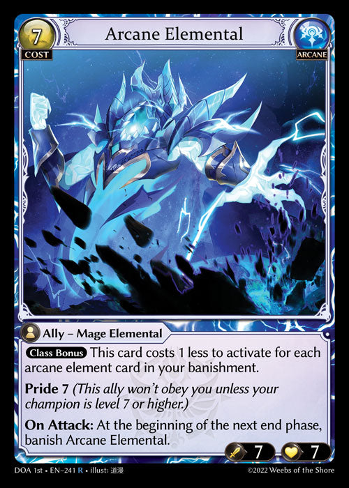 GA TCG - DOA 1st-EN-241: Arcane Elemental