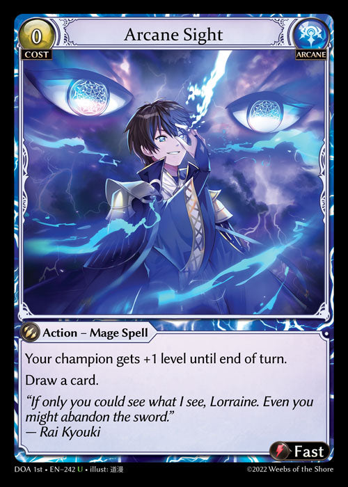 GA TCG - DOA 1st-EN-242: Arcane Sight