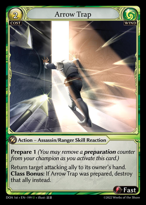 GA TCG - DOA 1st-EN-199: Arrow Trap