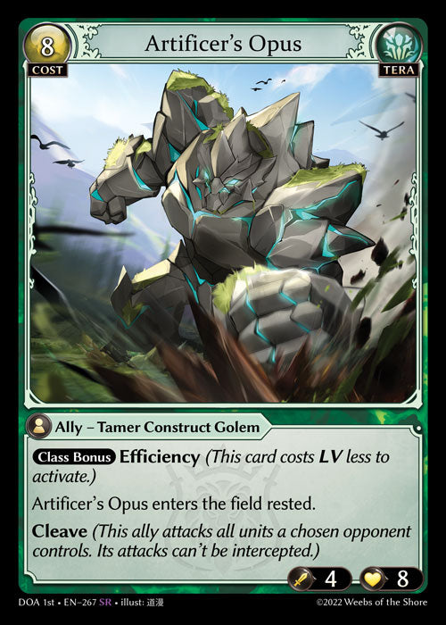 GA TCG - DOA 1st-EN-267: Artificer's Opus