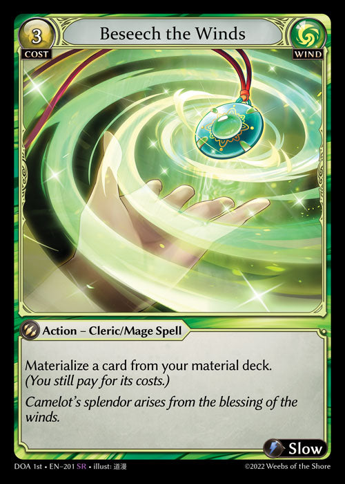 GA TCG - DOA 1st-EN-201: Beseech the Winds