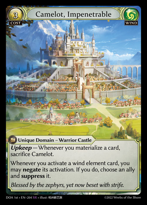 GA TCG - DOA 1st-EN-204: Camelot, Impenetrable