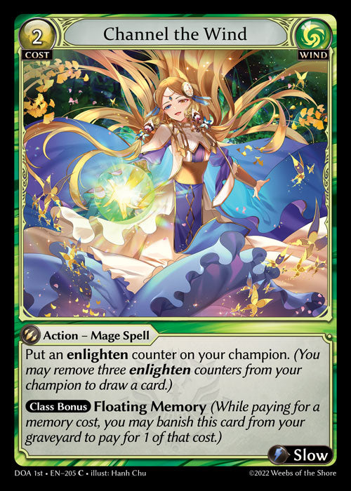 GA TCG - DOA 1st-EN-205: Channel the Wind