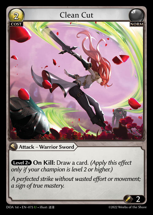 GA TCG - DOA Alter-EN-075: Clean Cut