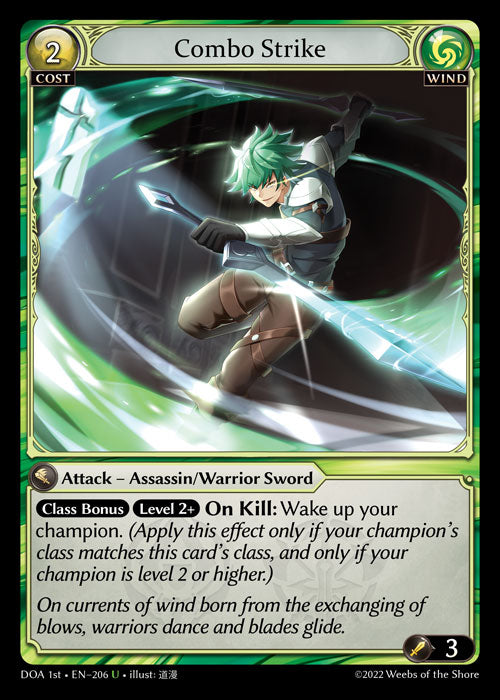 GA TCG - DOA 1st-EN-206: Combo Strike