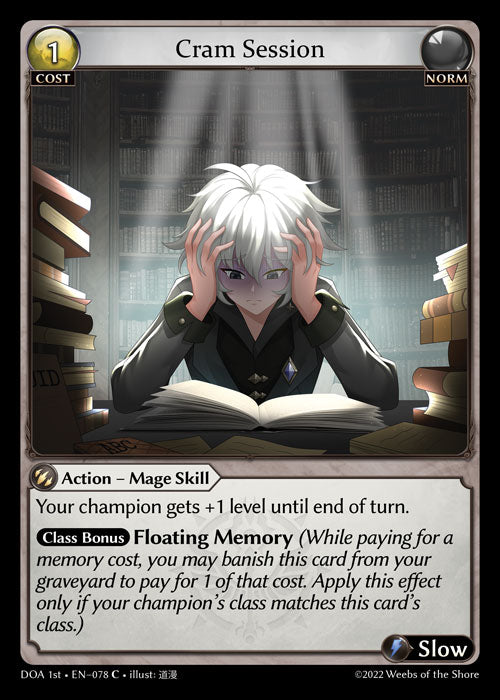 GA TCG - DOA 1st-EN-078: Cram Session