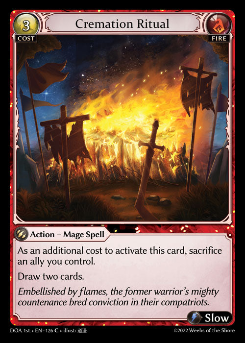 GA TCG - DOA 1st-EN-126: Cremation Ritual