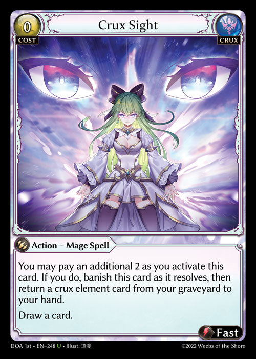 GA TCG - DOA 1st-EN-248: Crux Sight