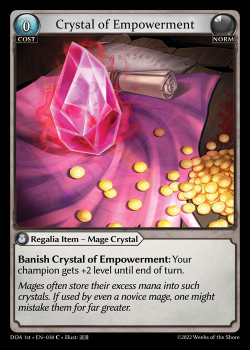 GA TCG - DOA 1st-EN-030: Crystal of Empowerment