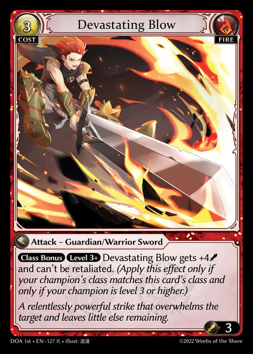 GA TCG - DOA 1st-EN-127: Devasting Blow