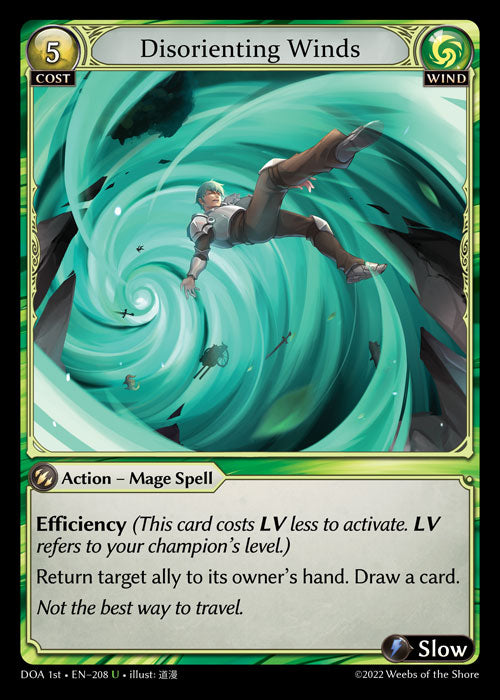 GA TCG - DOA 1st-EN-208: Disorienting Winds