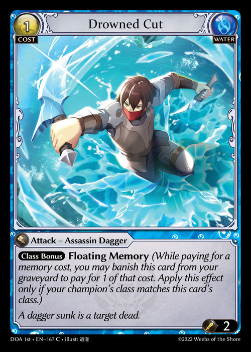 GA TCG - DOA 1st-EN-167: Drowned Cut