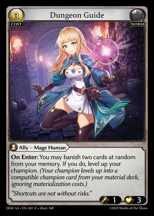 GA TCG - DOA 1st-EN-081: Dungeon Guide