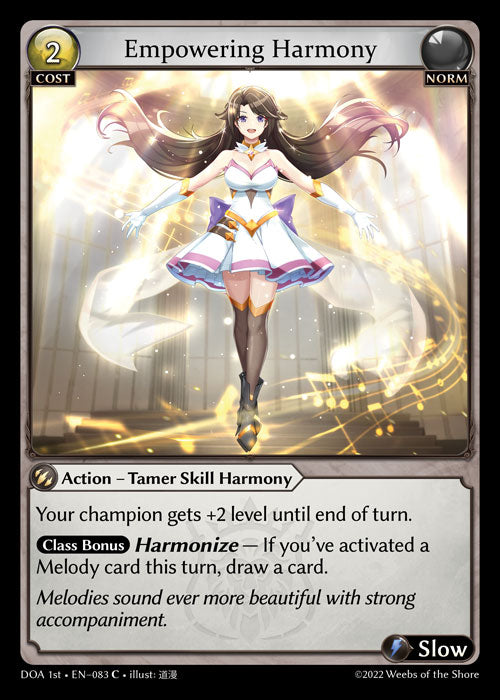 GA TCG - DOA 1st-EN-083: Empowering Harmony