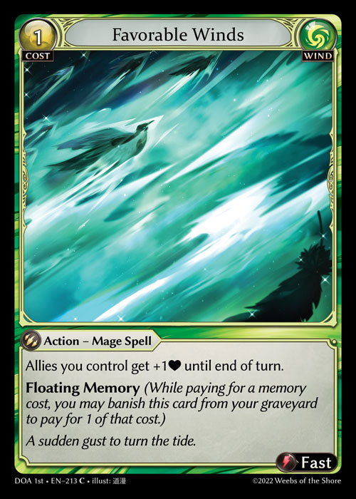 GA TCG - DOA 1st-EN-213: Favorable Winds