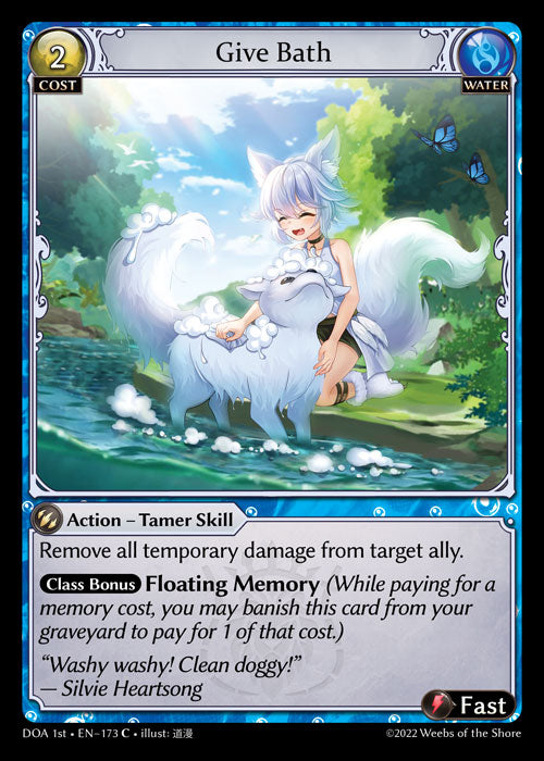 GA TCG - DOA 1st-EN-173: Give Bath