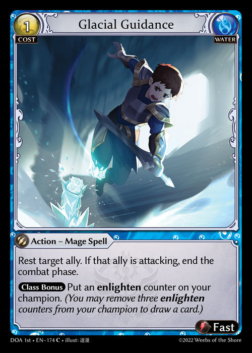 GA TCG - DOA 1st-EN-174: Glacial Guidance